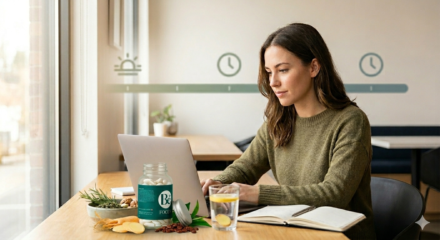 Beyond Caffeine: How to Achieve 8 Hours of Cognitive Stamina with a Caffeine-Free Focus Supplement (No 3 PM Crash)