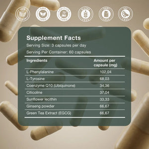 Be Focus | Swiss Nootropic Supplement for Clarity, Focus & Mental Stamina